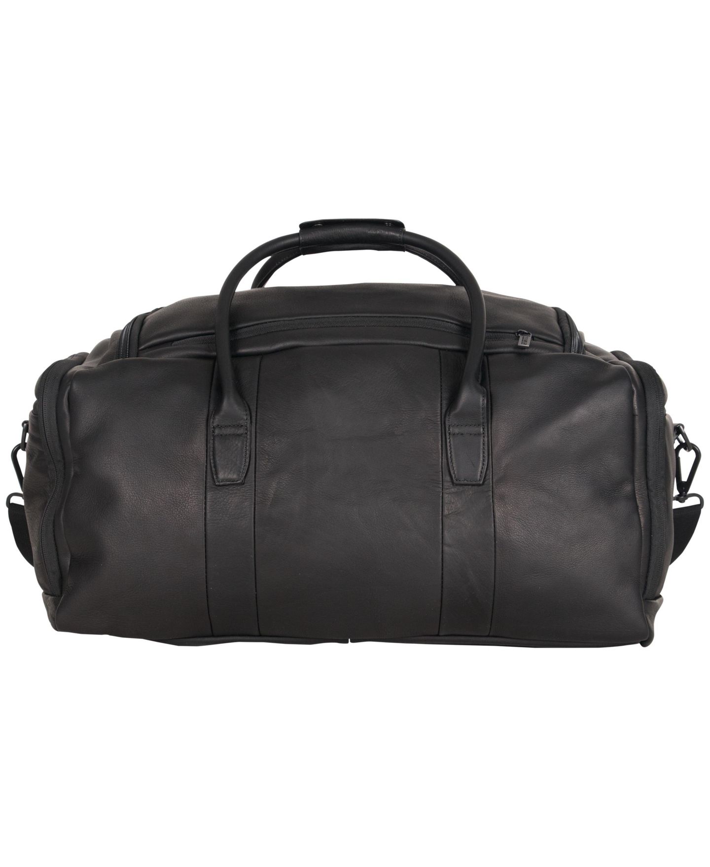 Сумка Kenneth Cole Reaction Colombian Leather 20" Single Compartment Top Load Travel Duffel, цвет: Чёрный — фото 3