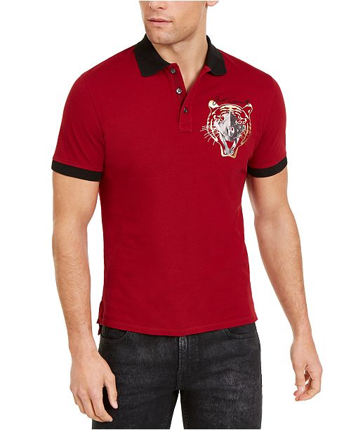 Just Cavalli Men S Animal Graphic Polo Shirt Reviews Polos Men Macy S