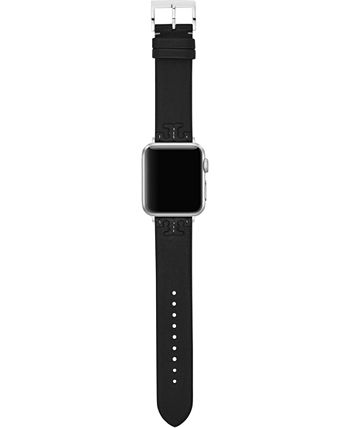 Tory Burch - Women's McGraw Black Leather Apple Watch&reg; Strap