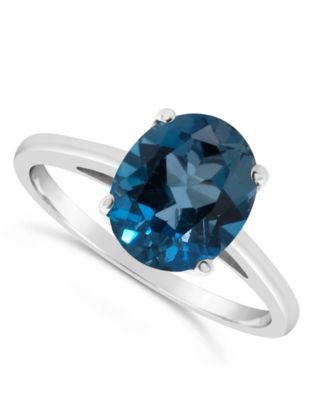 Amethyst (2-1/3 ct. t.w.) Ring in Sterling Silver. Also Available in Citrine (2-5/8 ct. t.w.) and London Blue Topaz (3 ct. t.w.)