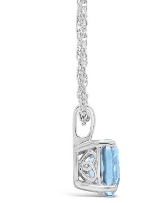 Sky Blue Topaz (2-3/4 ct. t.w.) Pendant Necklace in Sterling Silver. Also Available in Rose Quartz,  and Amethyst