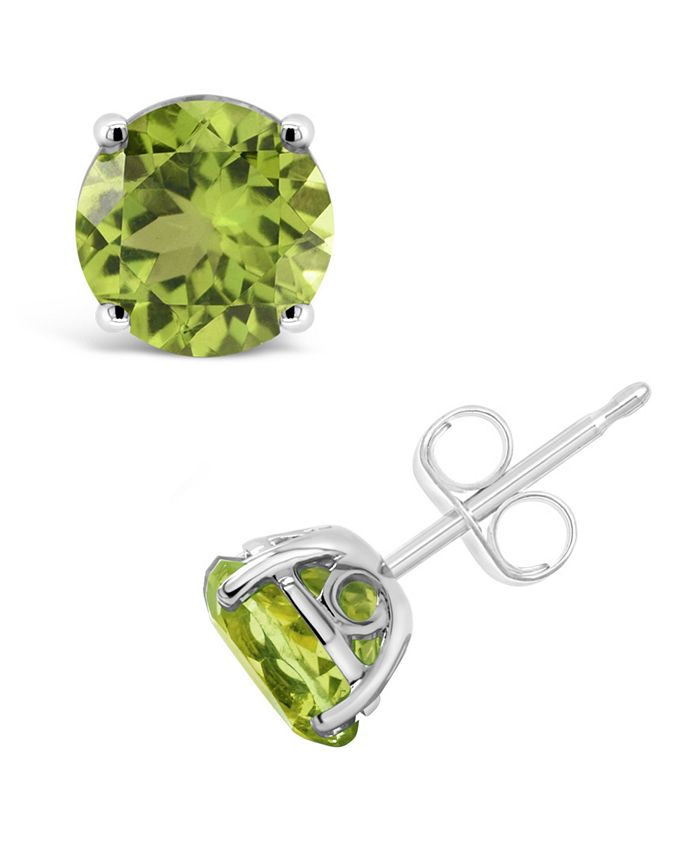 Macys peridot outlet earrings