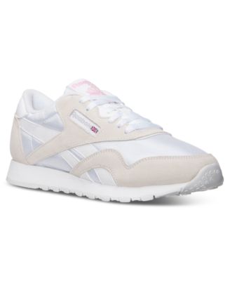 reebok men's classic nylon casual sneakers from finish line