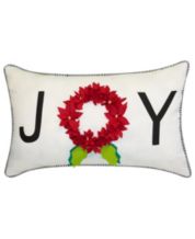 Outdoor christmas discount throw pillows