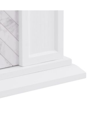 Anika Marble Tiled Electric Fireplace