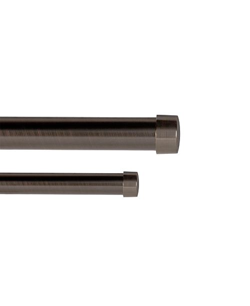 Lumino End Cap 1 Double Drapery Rod And Hardware Set 42 120