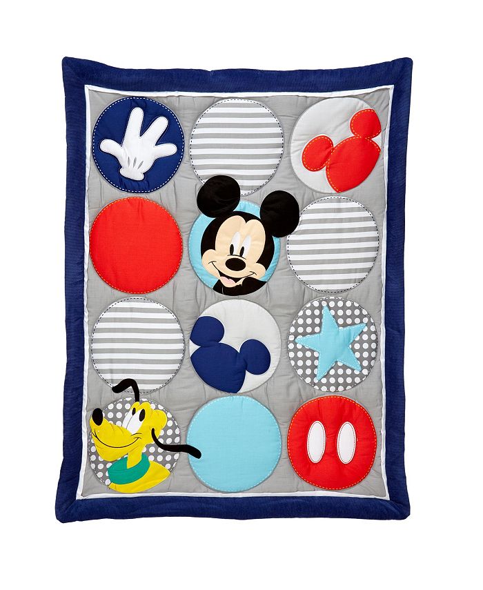 Disney Mickey Mouse 4Piece Crib Bedding Set Macy's