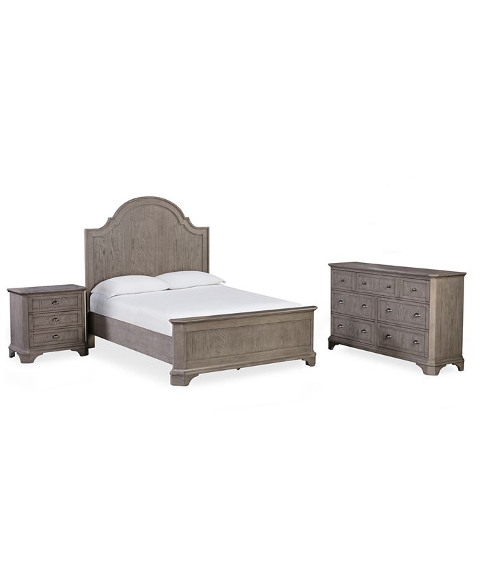 Furniture - Layna Bedroom , 3-Pc. Set (King Bed, Nightstand & Dresser)