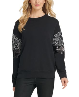 dkny sequin sweatshirt