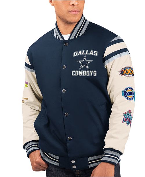 Authentic Nfl Apparel Men S Dallas Cowboys Victory Formation Varsity Jacket Reviews Sports Fan Shop By Lids Men Macy S