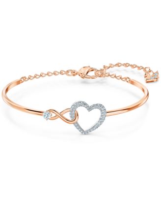 swarovski infinity heart bracelet