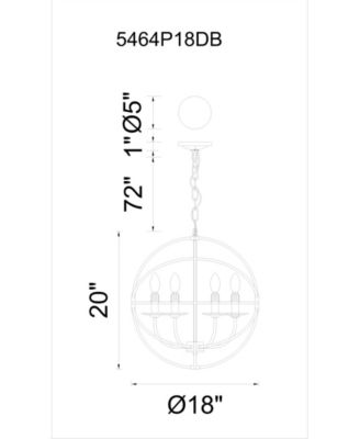 Arza 6 Light Chandelier