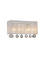Cwi Lighting Water Drop 3 Light Wall Sconce - Off-white