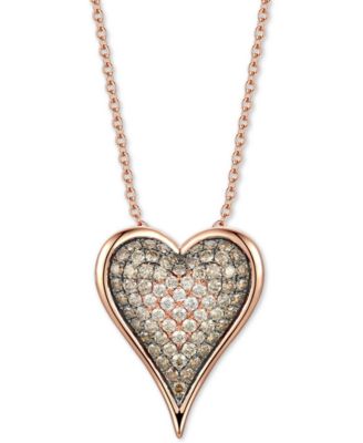 le vian rose gold necklace