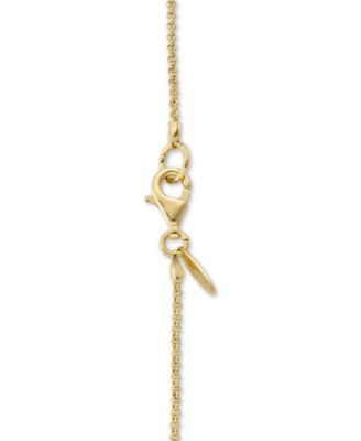 Swiss Blue Topaz 18" Pendant Necklace (2-1/5 ct. t.w.) in 14k Vermeil over Sterling Silver