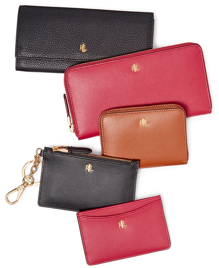 Lauren Ralph Lauren Leather Wallet Collection & Reviews - Handbags &  Accessories - Macy's