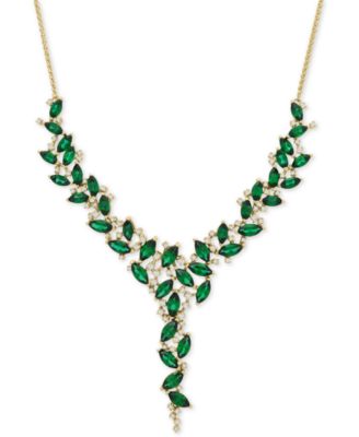 macy's emerald necklaces