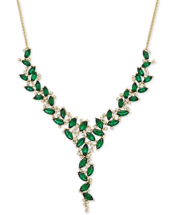 Macy's Emerald (11-5/8 ct. t.w.) & Diamond (1/2 ct. t.w.) 16