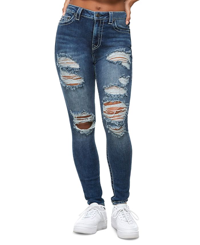 True Religion Jennie Big T Skinny Jeans - Macy's
