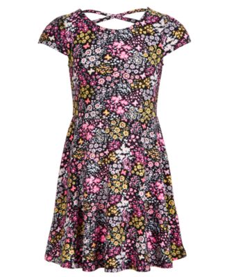 Epic Threads Toddler Girls Floral-Print Dress, Created for Macy's ...