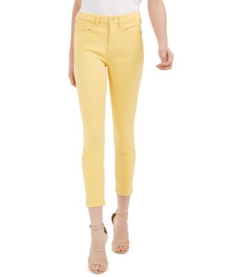 7 for all mankind yellow jeans