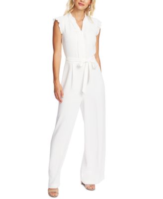 jumpsuit with pleated trousers