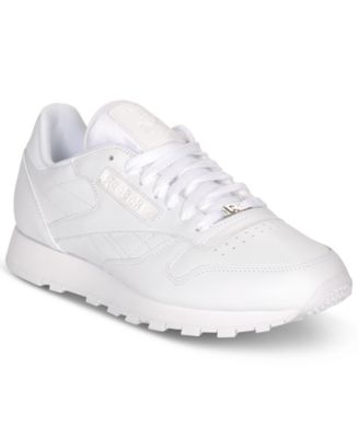 Reebok Men's Classic Leather Casual Sneakers from Finish Line - Macy's