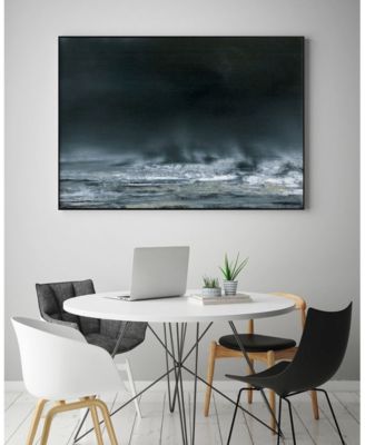 Giant Art 28" x 22" Sea View I Art Block Framed Canvas