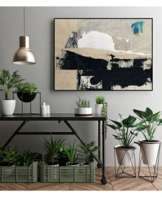 14" x 11" Modern Collage VI Art Block Framed Canvas