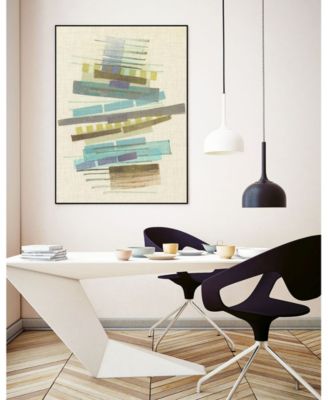 Giant Art 24" x 18" Balancing III Art Block Framed Canvas