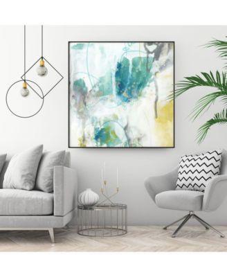 20" x 20" Aquatic Atmosphere II Art Block Framed Canvas