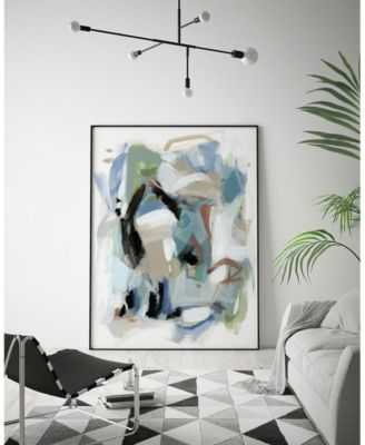 40" x 30" Fall III Art Block Framed Canvas