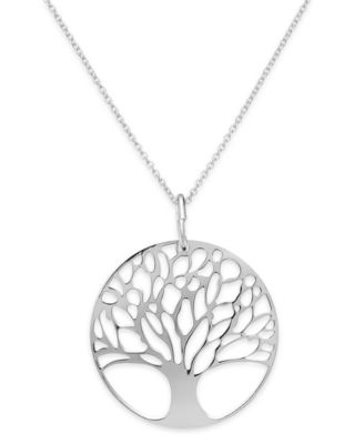 Family Tree Pendant Necklace 