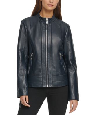 DKNY - Leather Moto Jacket