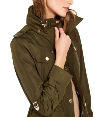 michael kors black anorak jacket