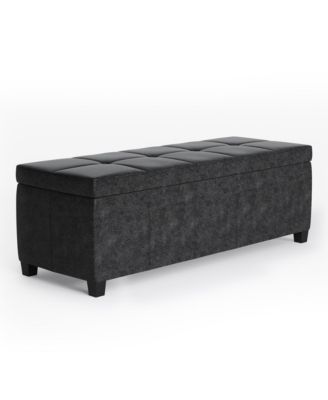 Simpli Home - Castleford Storage Ottoman