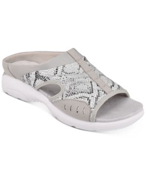 EASY SPIRIT WOMEN'S TRACIEE SQUARE TOE CASUAL FLAT SANDALS WOMEN'S SHOES