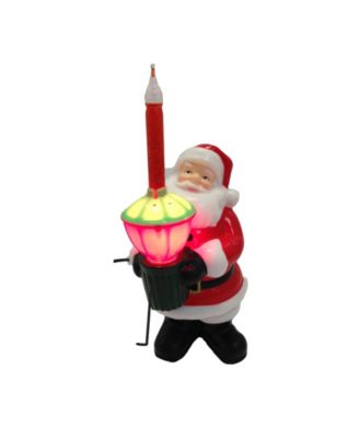 Kurt Adler - 7-Inch Injection Mold Santa Bubble Light Tabletop Decoration