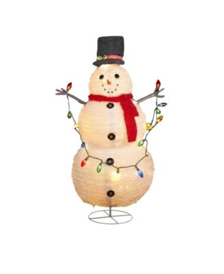 Kurt Adler - 48-inch Lighted Collapsible Snowman