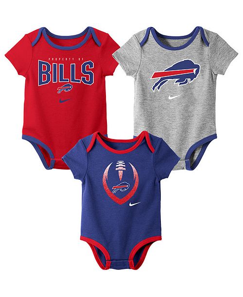 Nike Baby Buffalo Bills Icon 3 Pack Bodysuit Set Reviews All Baby Sports Fan Shop Macy S