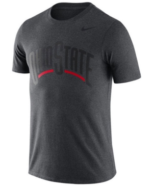 Nike Men's Ohio State Buckeyes Dri-fit Cotton Wordmark T-Shirt