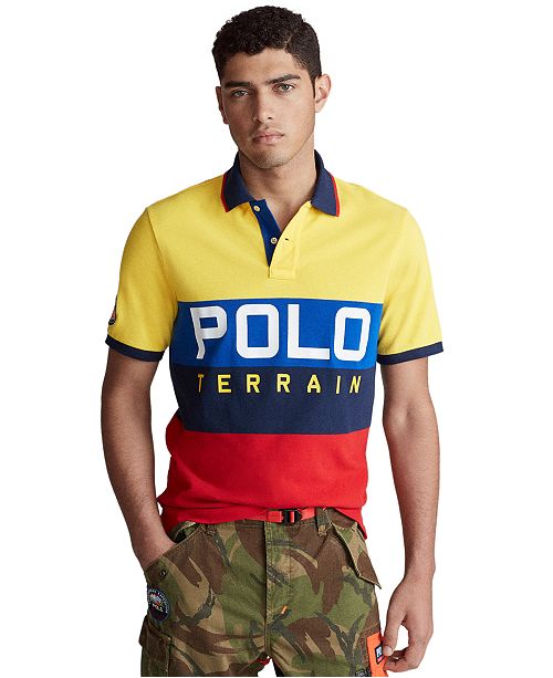 Polo Ralph Lauren Men S Logo Terrain Knit Classic Fit Polo Shirt