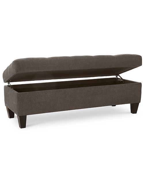 Furniture Lesley Storage Ottoman Bench Reviews Furniture Macy S