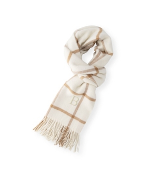 Cathy's Concepts Personalized Windowpane Blanket Scarf
