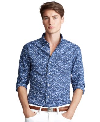 polo ralph lauren men's floral shirt