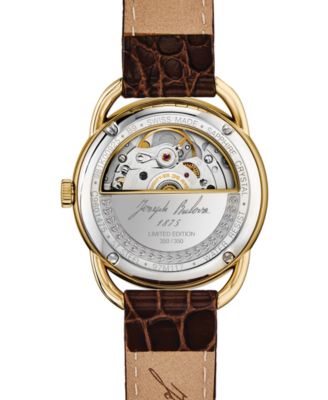 Bulova LIMITED EDITION Women's Swiss Automatic Joseph Bulova Brown ...