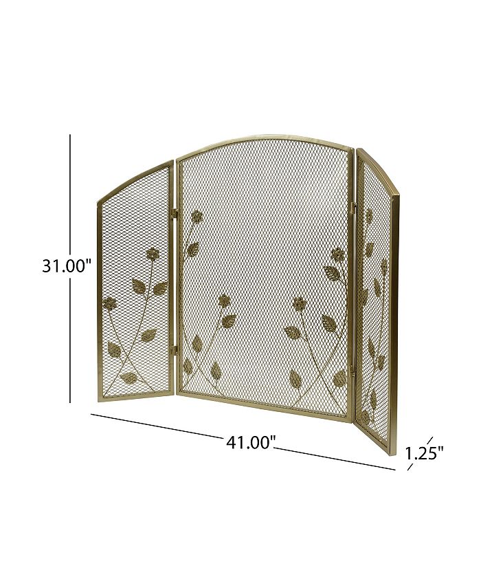 Noble House - Greenbrier Fireplace Screen, Quick Ship