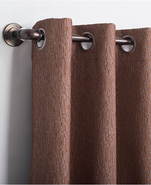 Sun Zero Noir 52" x 84" Textured Thermal Blackout Curtain Panel