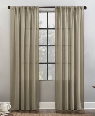 Clean Window - Waffle Texture 52" x 84" Anti-Dust Curtain Panel