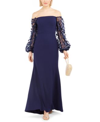 Eliza j off the 2025 shoulder floral maxi dress